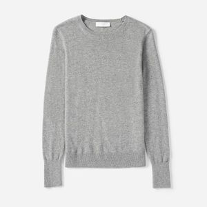 Everlane 100% Cashmere Crew Heather Grey
